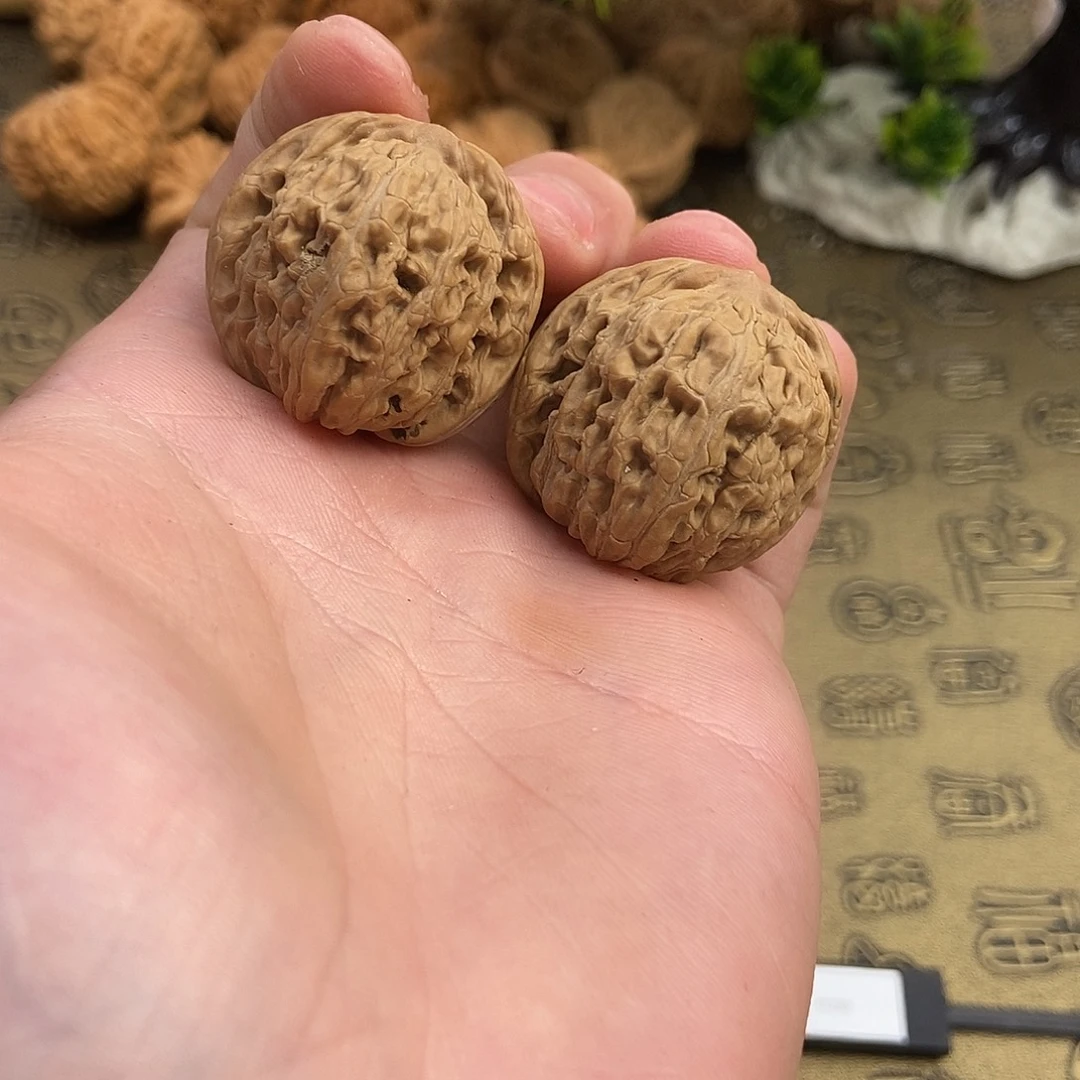 核桃四座楼小手捻32+33尺寸编号094白茬菊花底