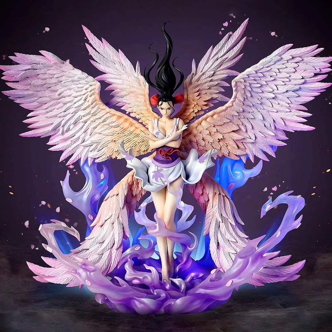 海贼王天绘六翼罗宾手办航海王天使降临双头雕国产手办摆件