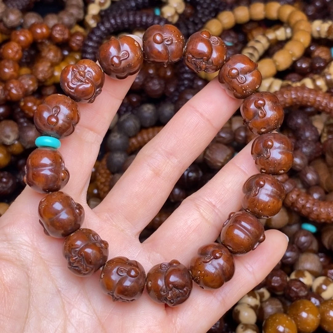 紫金鼠手串一*粥弥勒佛14尺寸