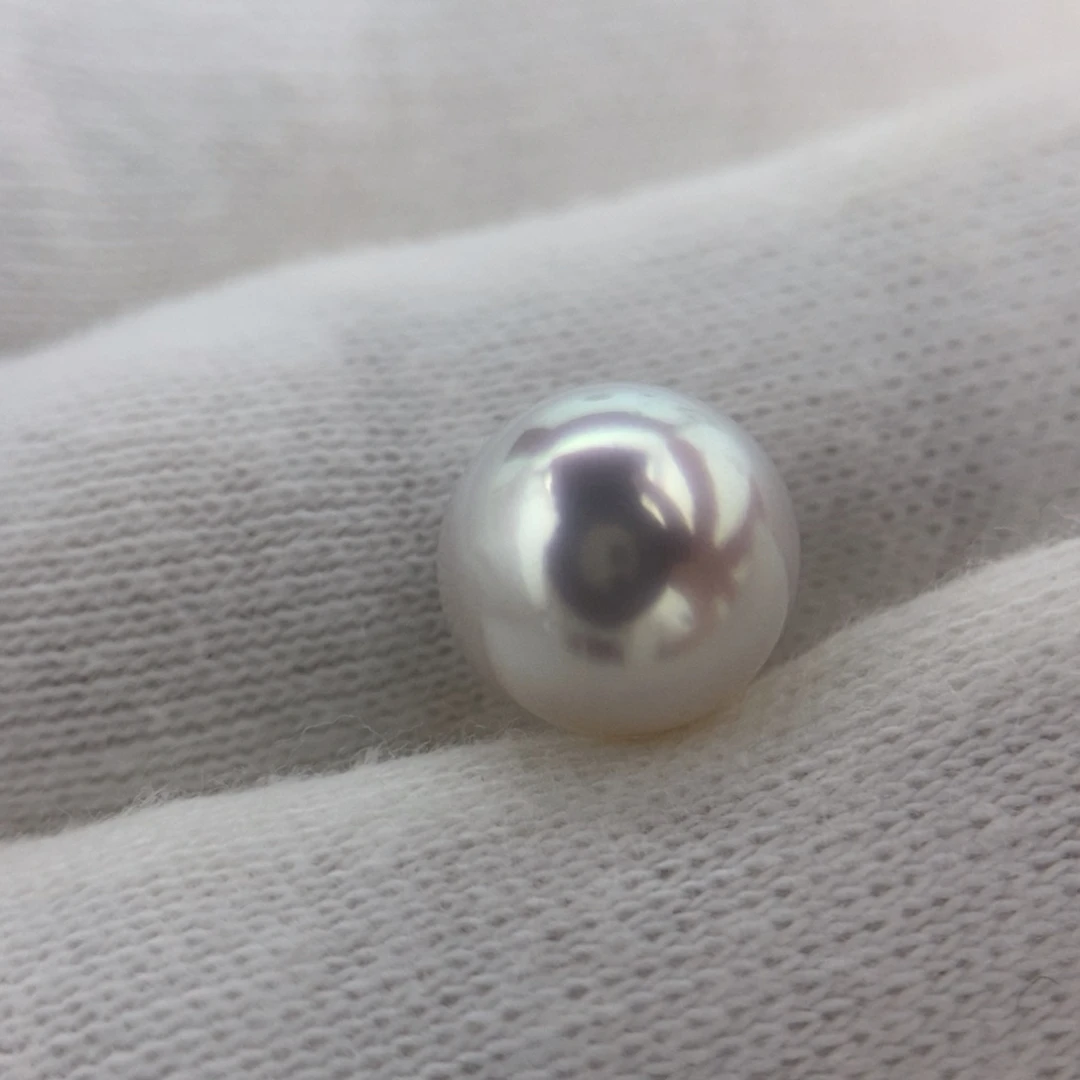 未镶嵌海水珍珠裸珠10.3mm澳白宝石光