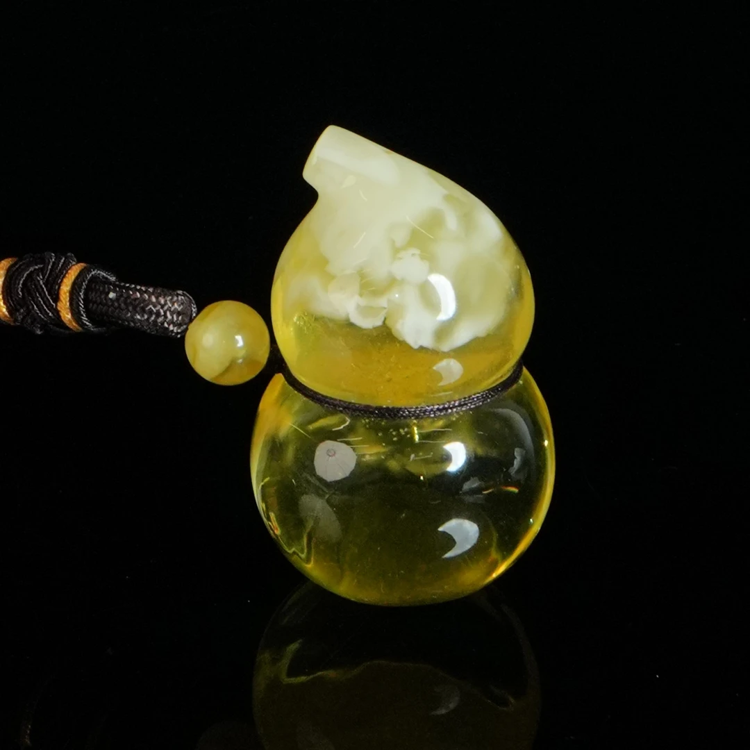 DY-M1960金白金沙葫芦吊坠38.96g