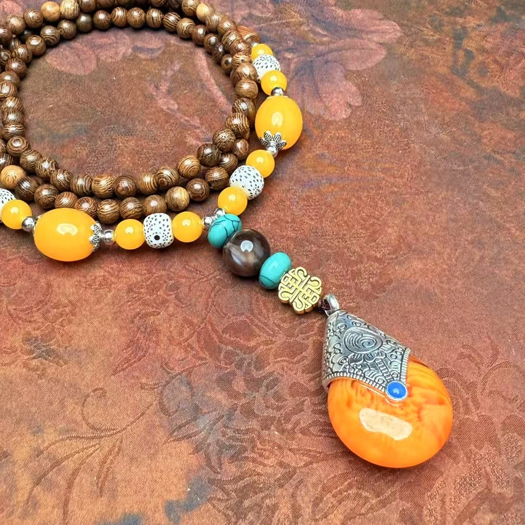 S0488-多圈鸡翅木手串