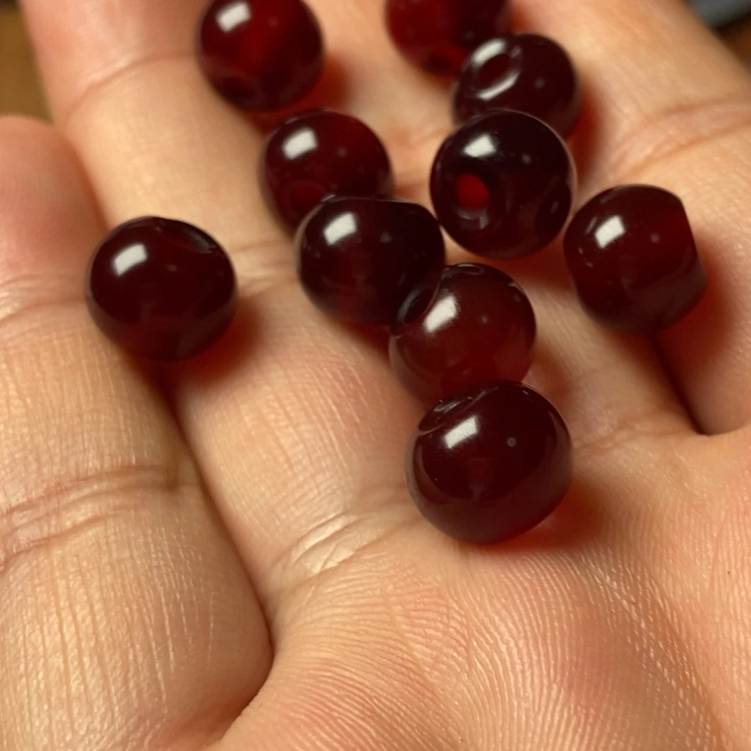 玛瑙/玉髓珠子未镶嵌10mm