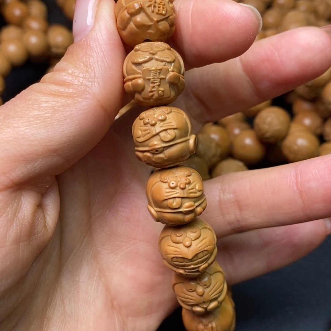 猴头核桃手串A*e整身叮当猫