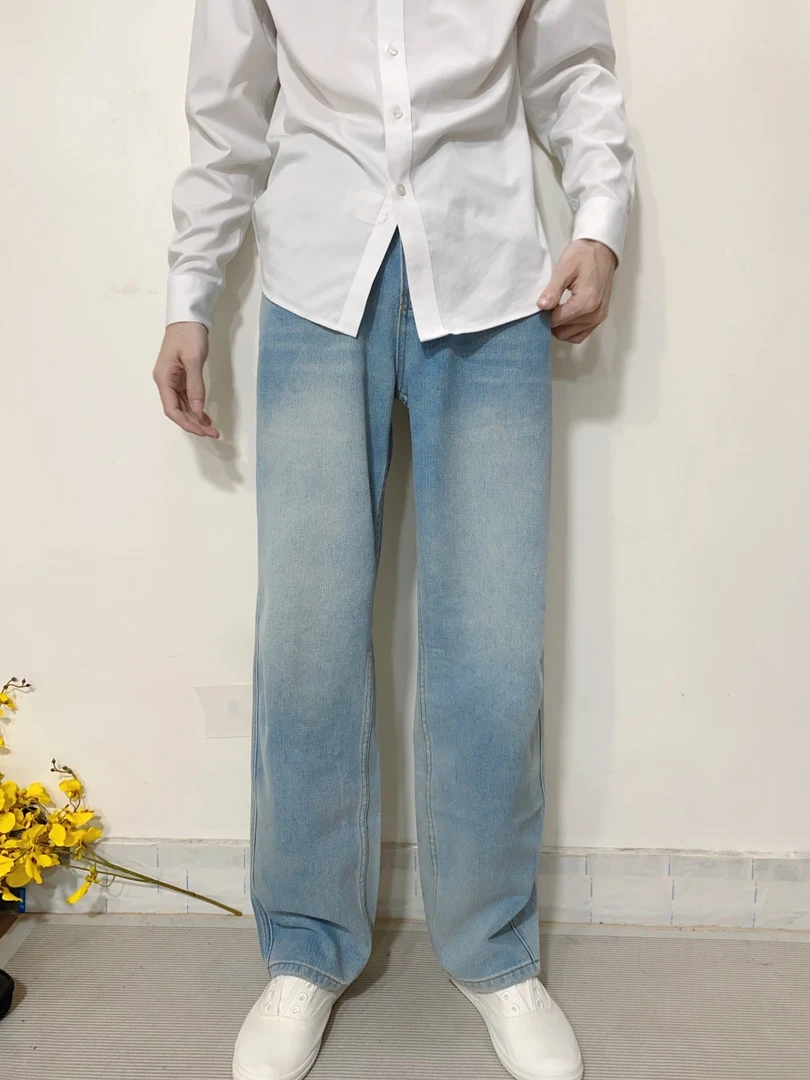 九分裤直筒休闲裤牛仔长裤