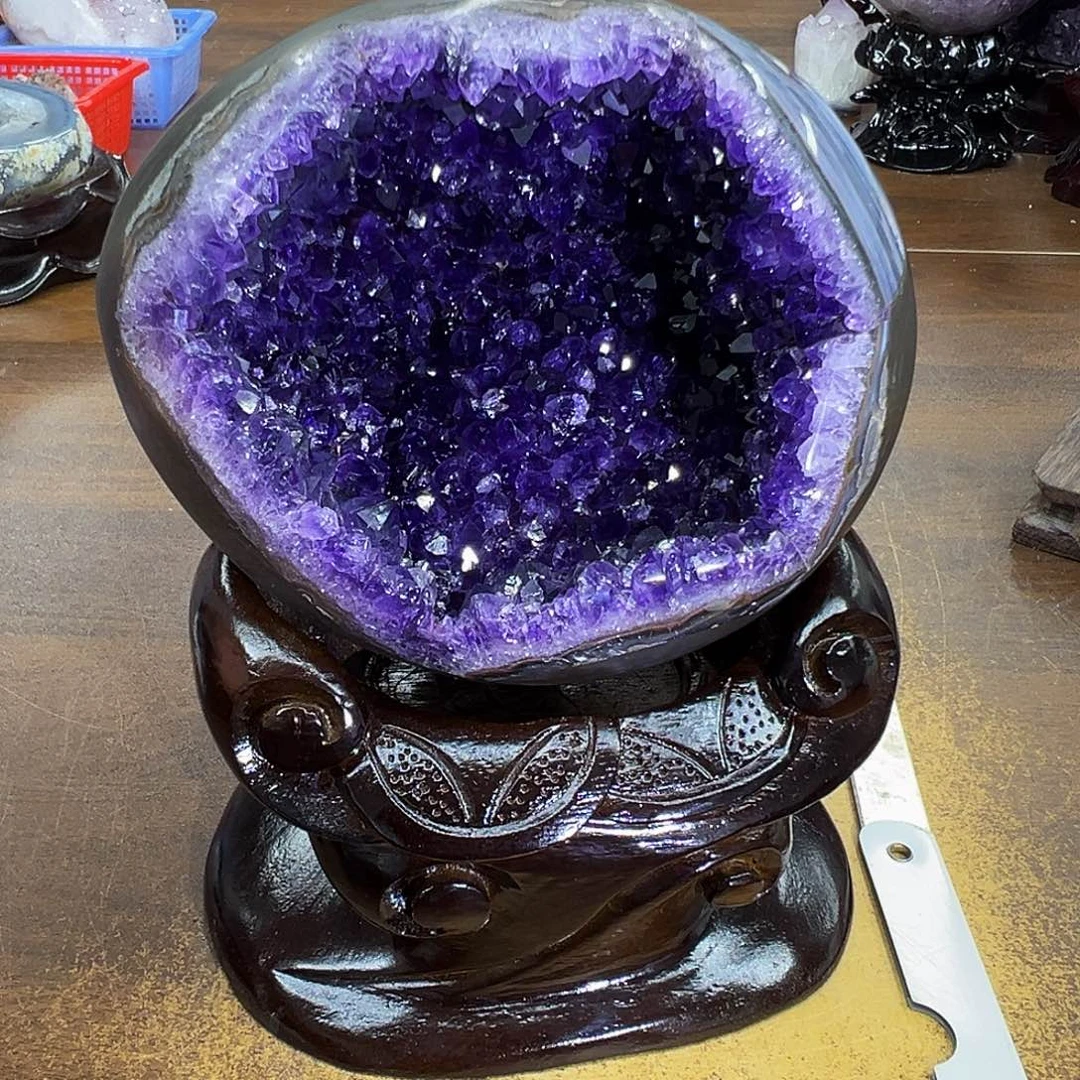 紫晶摆件未镶嵌福利