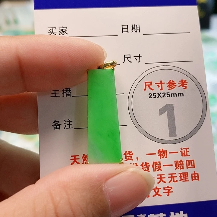 【闪购商品】翡翠颈饰18K金镶嵌✨***✨翡翠