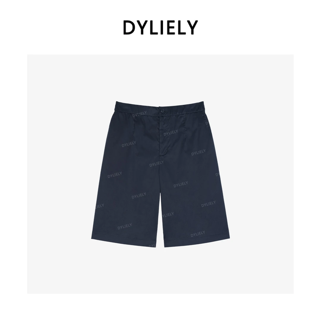 DYLIELY【简约代表】休闲简约风阔腿短裤女T25313