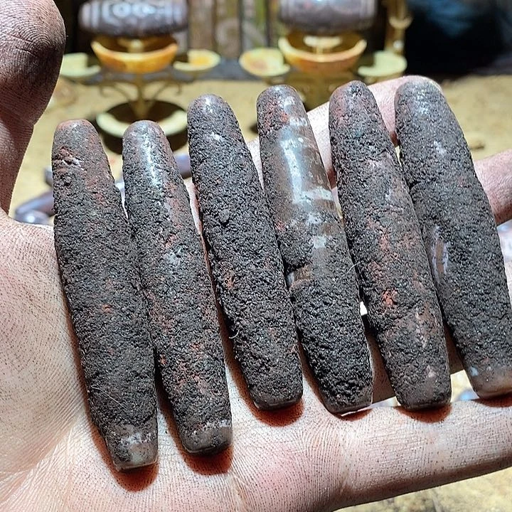 微***鹄玛瑙/玉髓颈饰未镶嵌