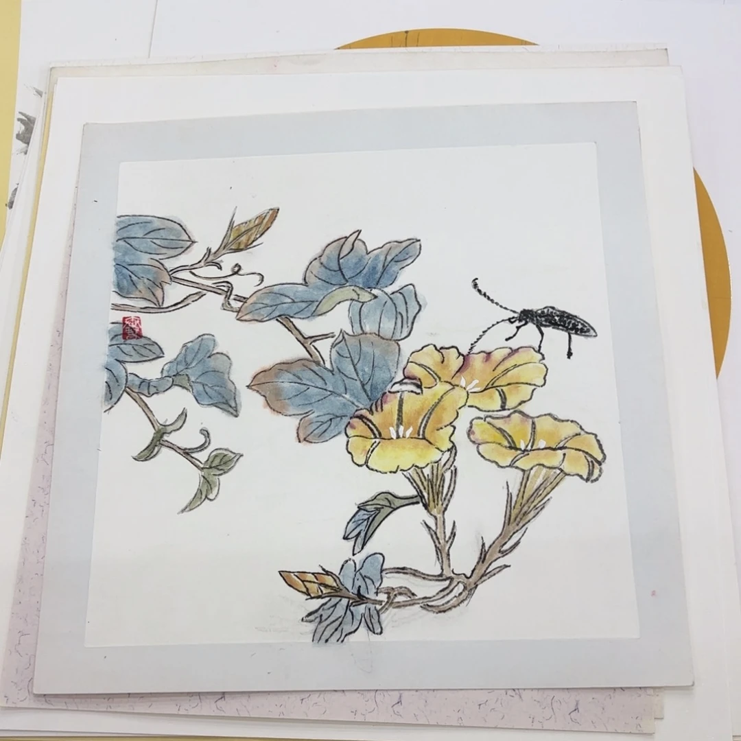 国画国画老师作品刘