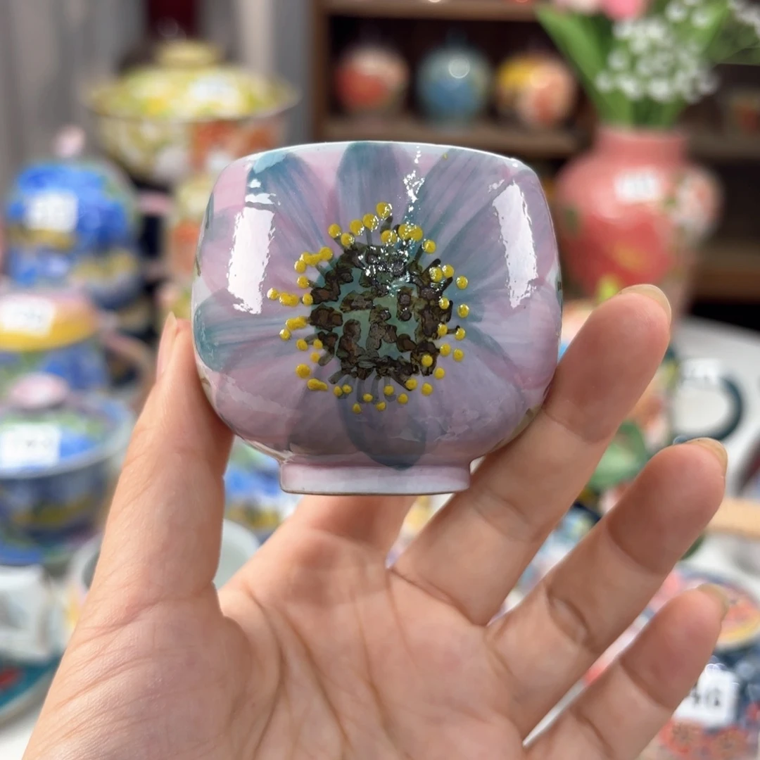 景德镇手绘高温釉下彩陶瓷茶具