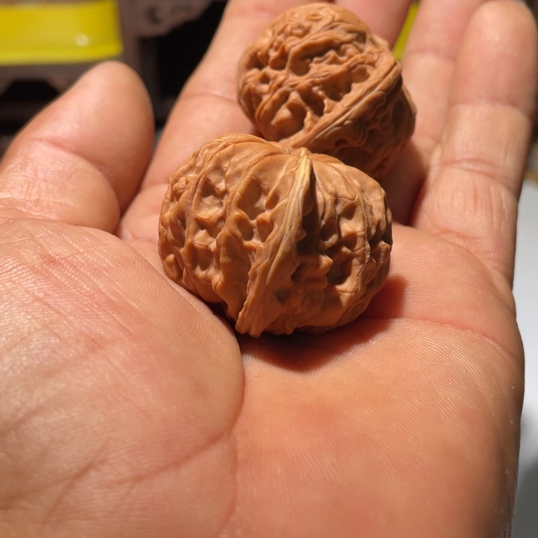 ***ㅤ大叶紫檀（黑酸枝木类）文玩核桃磨盘38