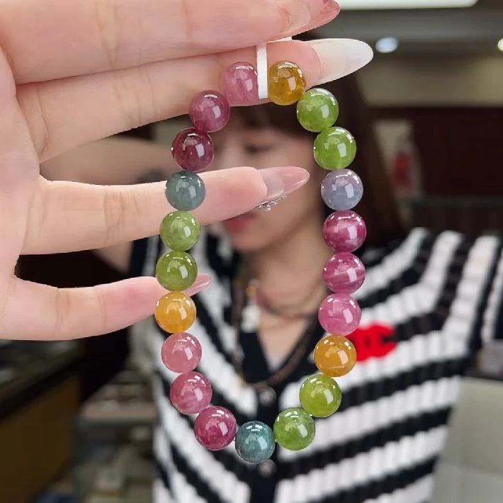 04462733/未镶嵌碧玺9mm+单圈多样性发货