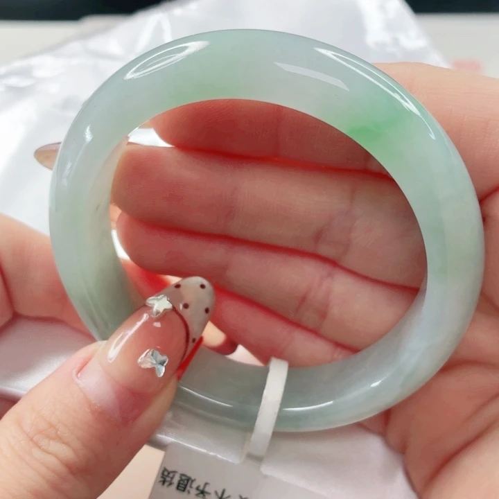 翡翠未镶嵌手镯53.8x312