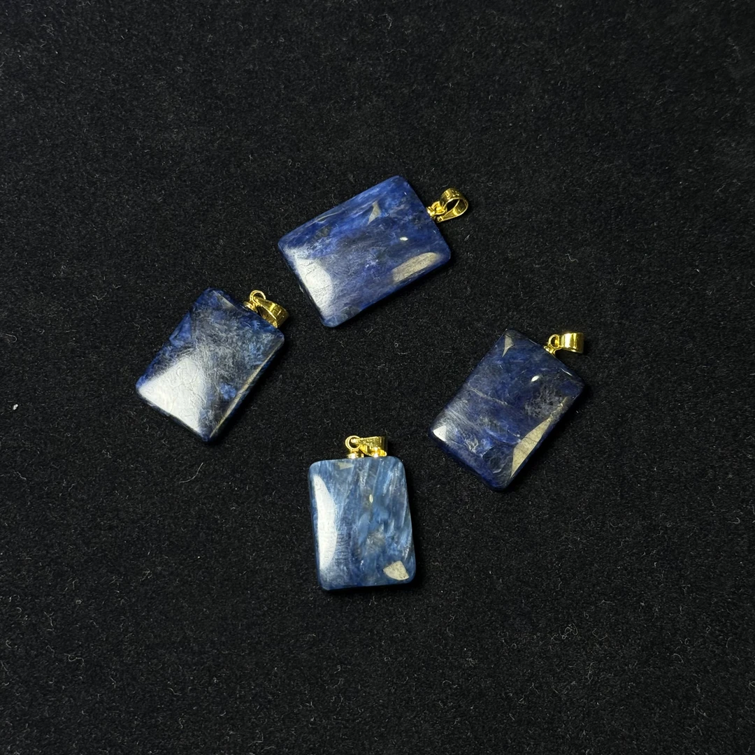 【皇后甄选】C103005 星际蓝方牌吊坠-多样性发其一