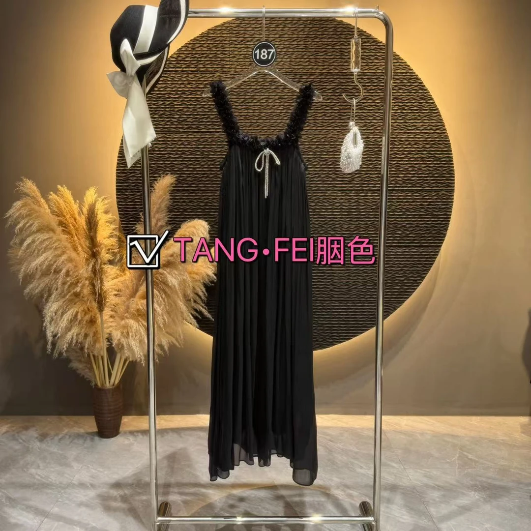 TANG-FEI胭色【花仙子】YS0015 花朵气质吊带长裙