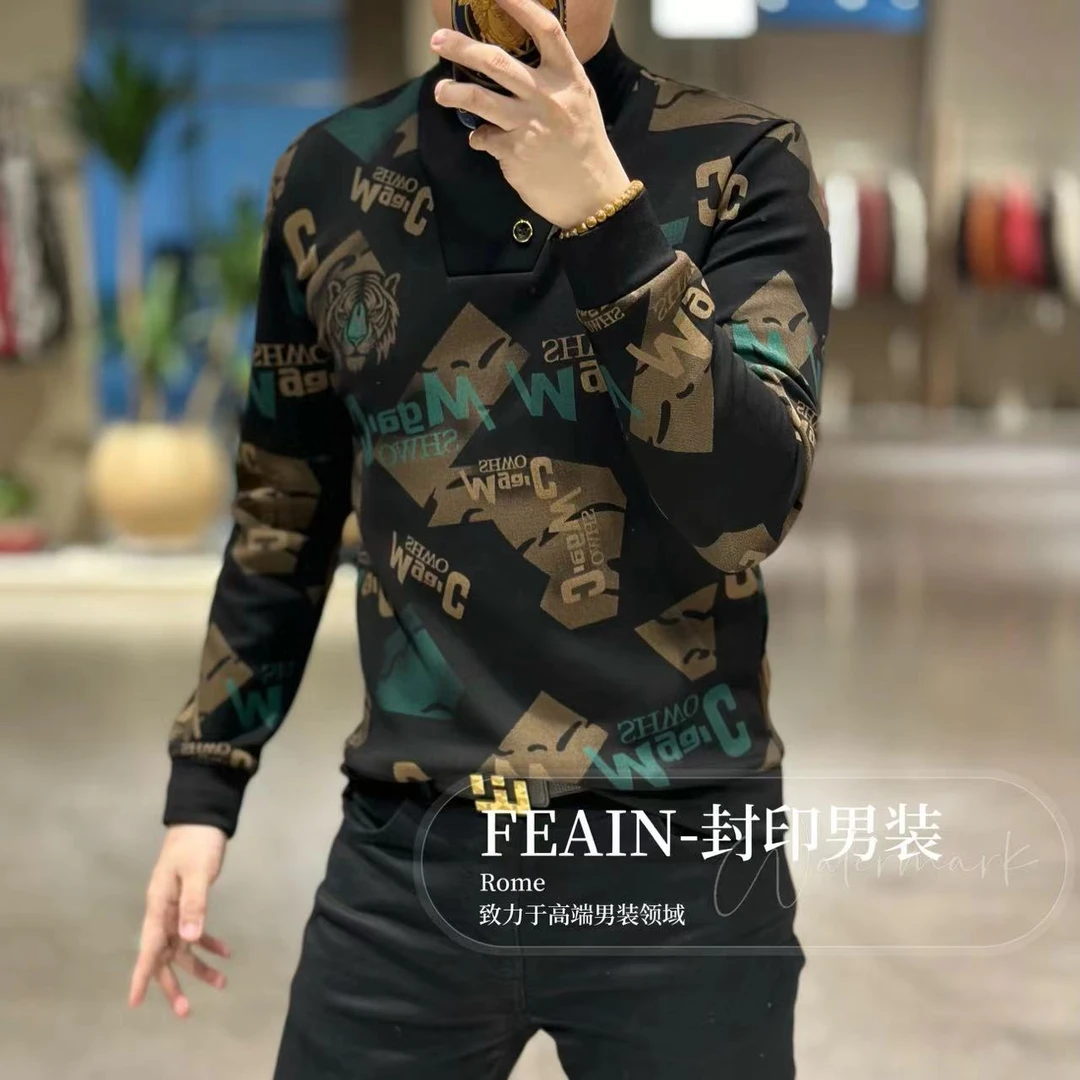 【加绒加厚】高端定制立体修身裁剪交叉领设计加绒加厚卫衣3337