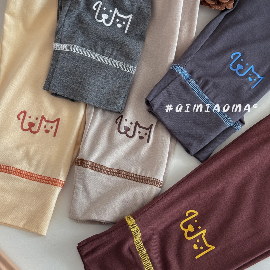 「暖而不臃肿」儿童莫代尔秋裤秋冬女童男童线裤透气打底裤青少年