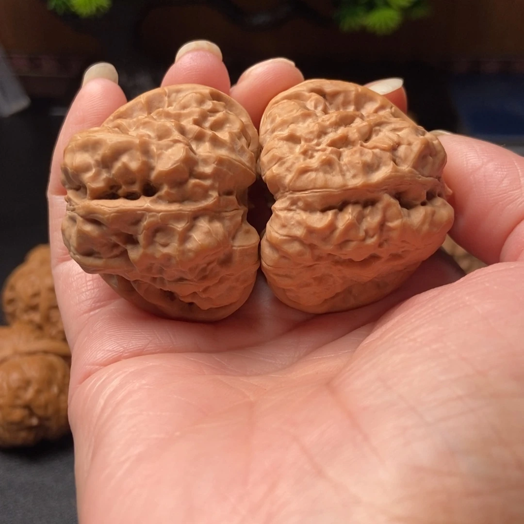 文玩核桃把件蛤蟆头42