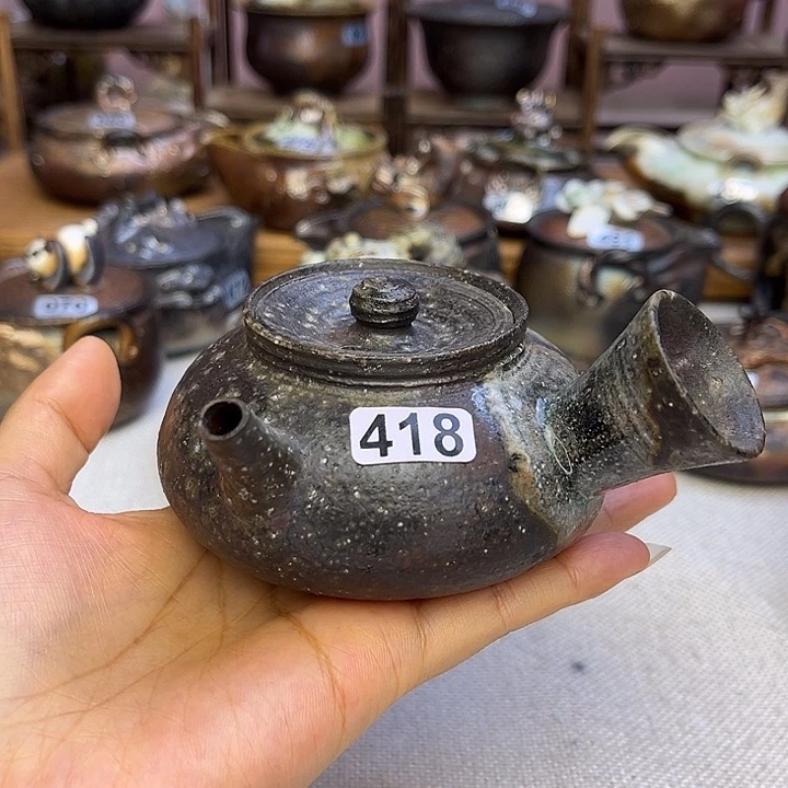 裸柴烧陶瓷茶器418
