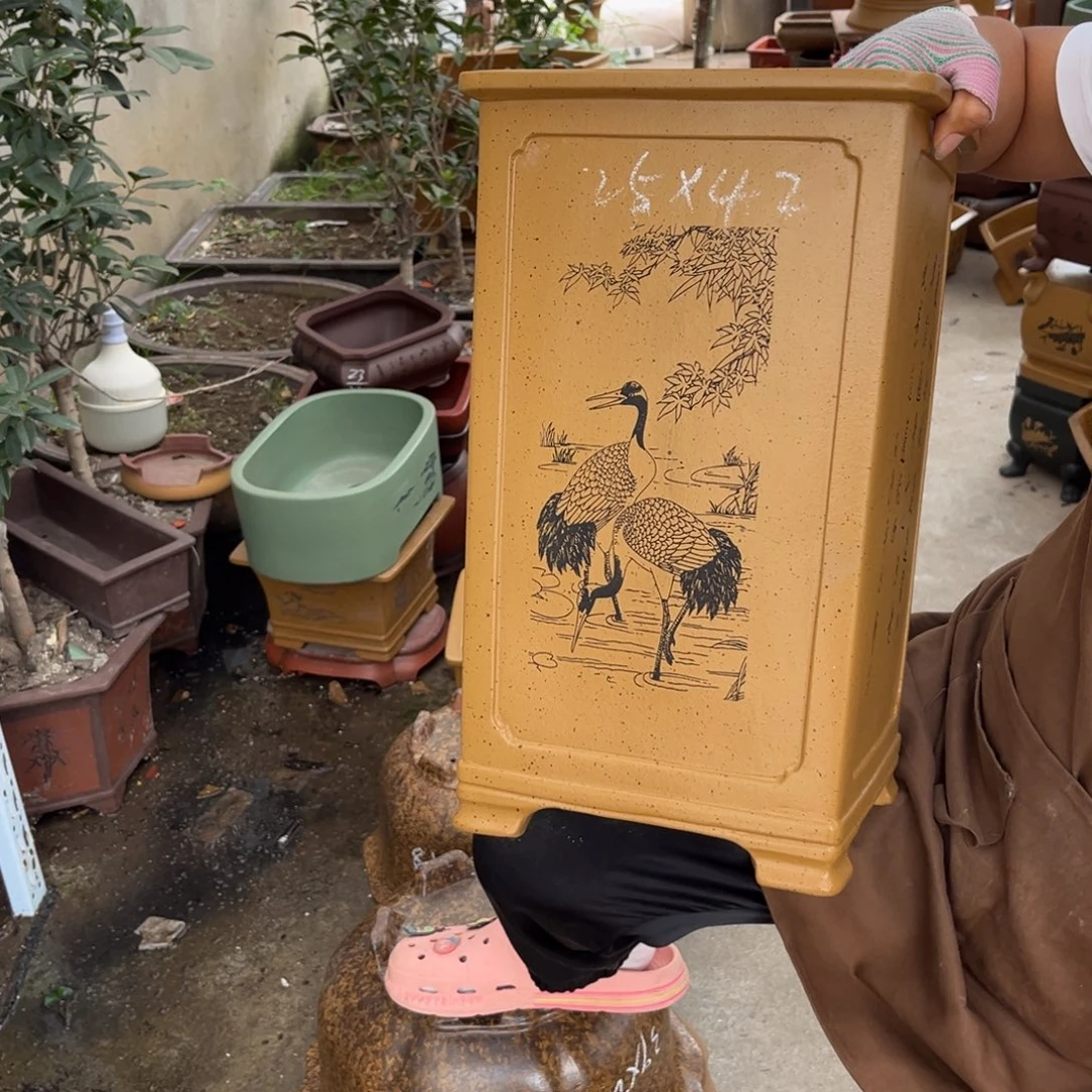 紫砂花盆盆景艺术