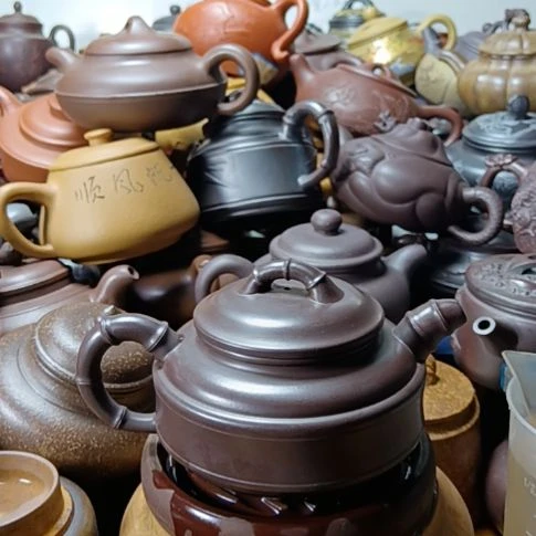 茶壶紫砂宜兴原矿生砂紫320cc手工此禾工柴烧紫砂壶