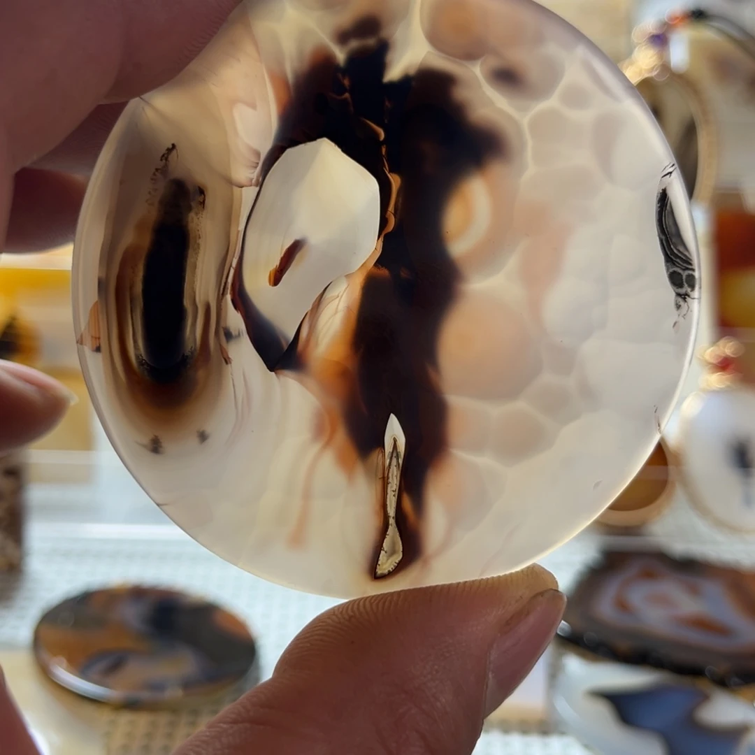 玛瑙/玉髓未镶嵌吊坠(不含链)