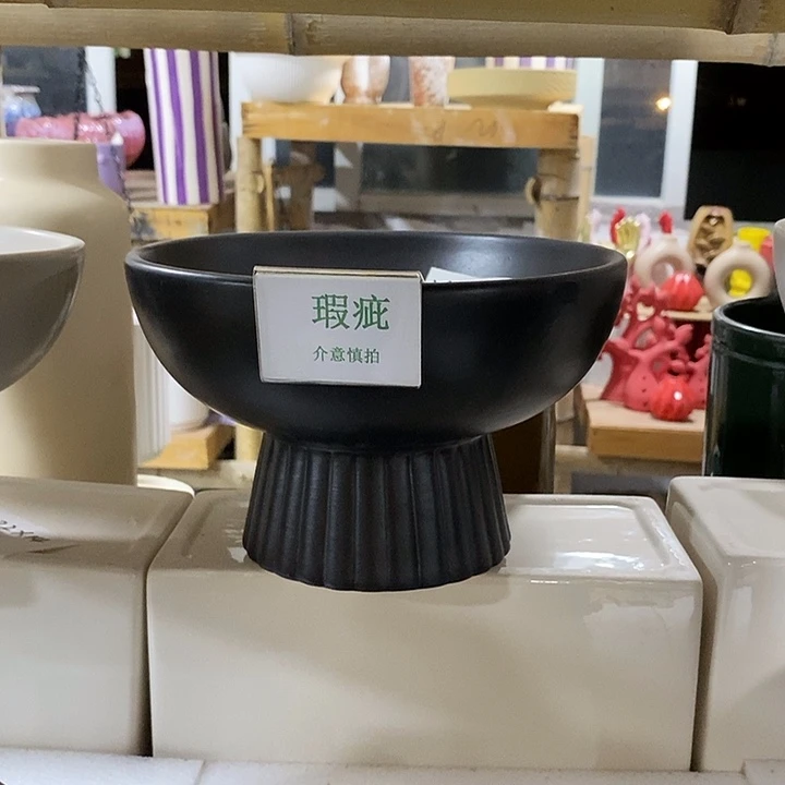 紫砂花盆多肉植物盆瑕疵有孔