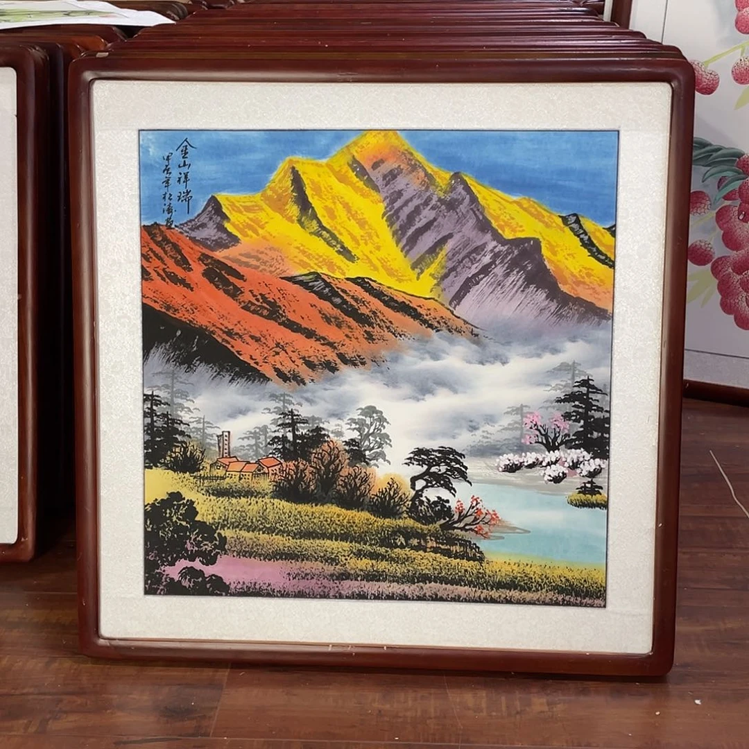 国画带框尺寸63*63厘米