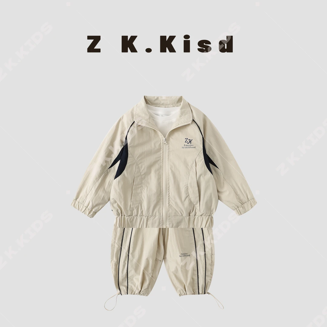 【Z＆K】春款男童韩系休闲洋气韩版拼色帅气套装 322263-622728