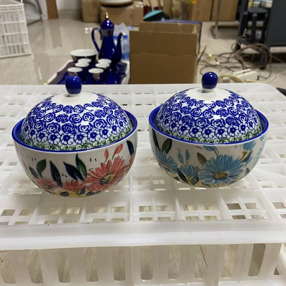 红蓝菊-蒲公英带盖炖盅2个装