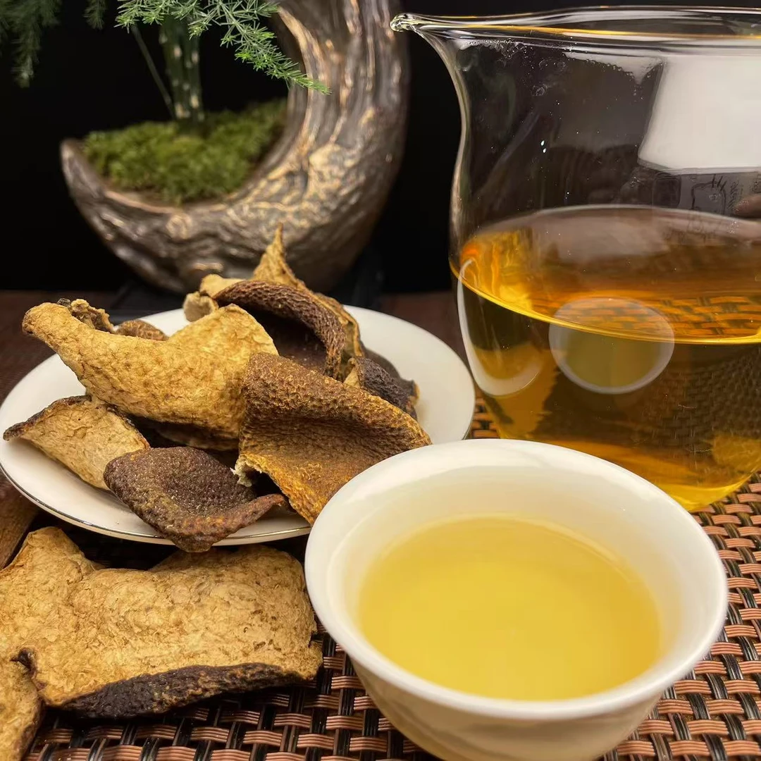 2018正宗新会南坦圏枝冬后大红皮狗腩皮核心产区糯香甜纯干仓陈皮