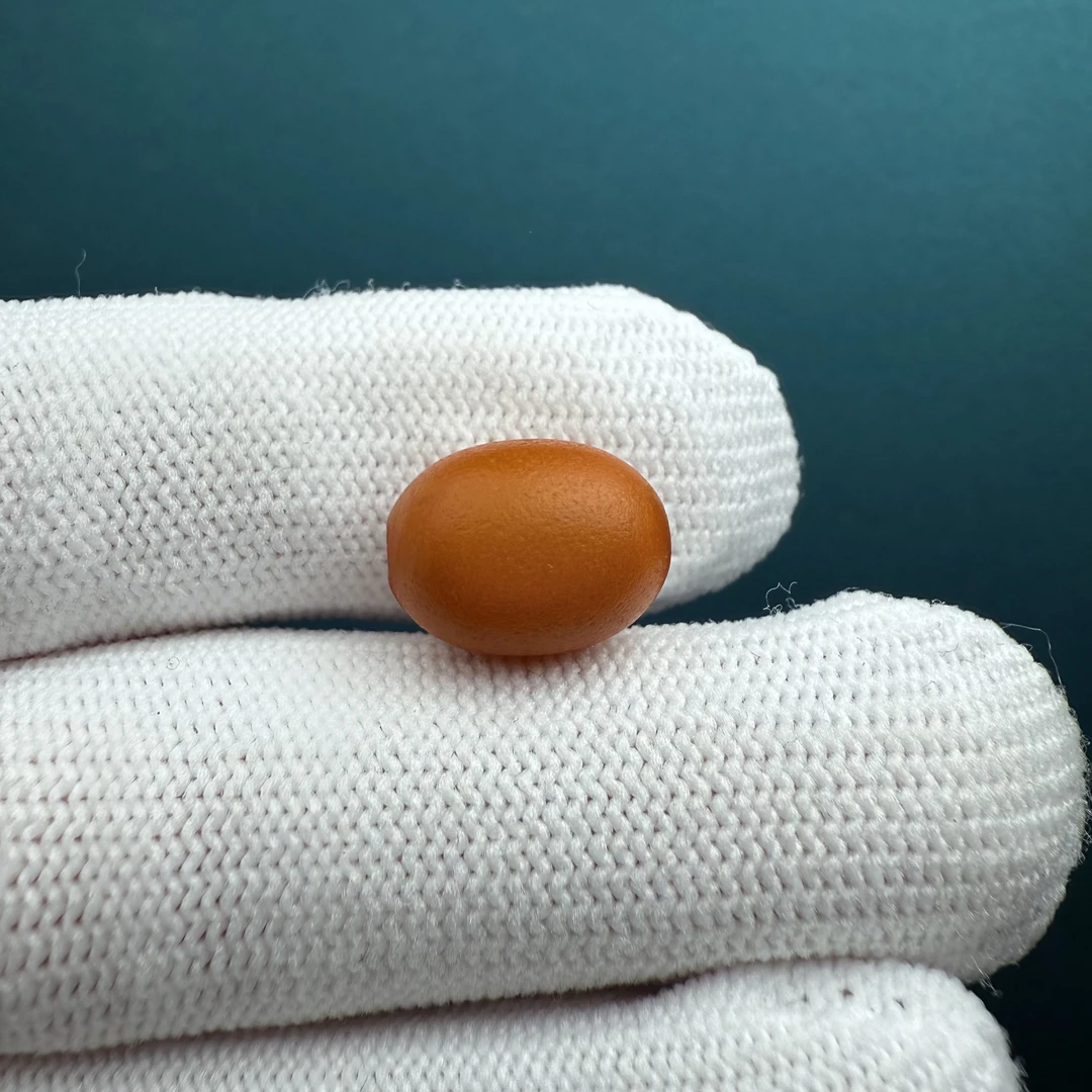 A8815天然原矿蜜蜡老蜡 枣珠10*13mm 支持复检 假一罚十