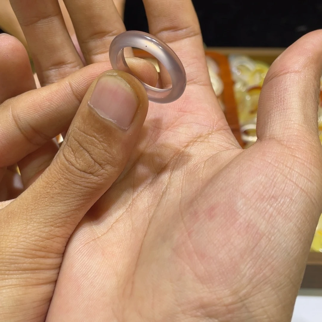 玛瑙/玉髓未镶嵌戒指513号港19