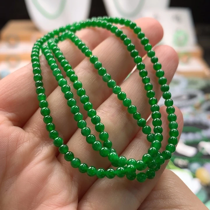 颈饰未镶嵌翡翠天然缅甸A货翡翠