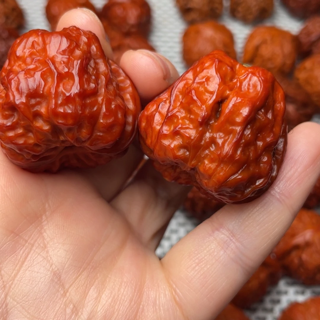 桃核吊坠文玩核桃 手把件 蛤蟆头 36