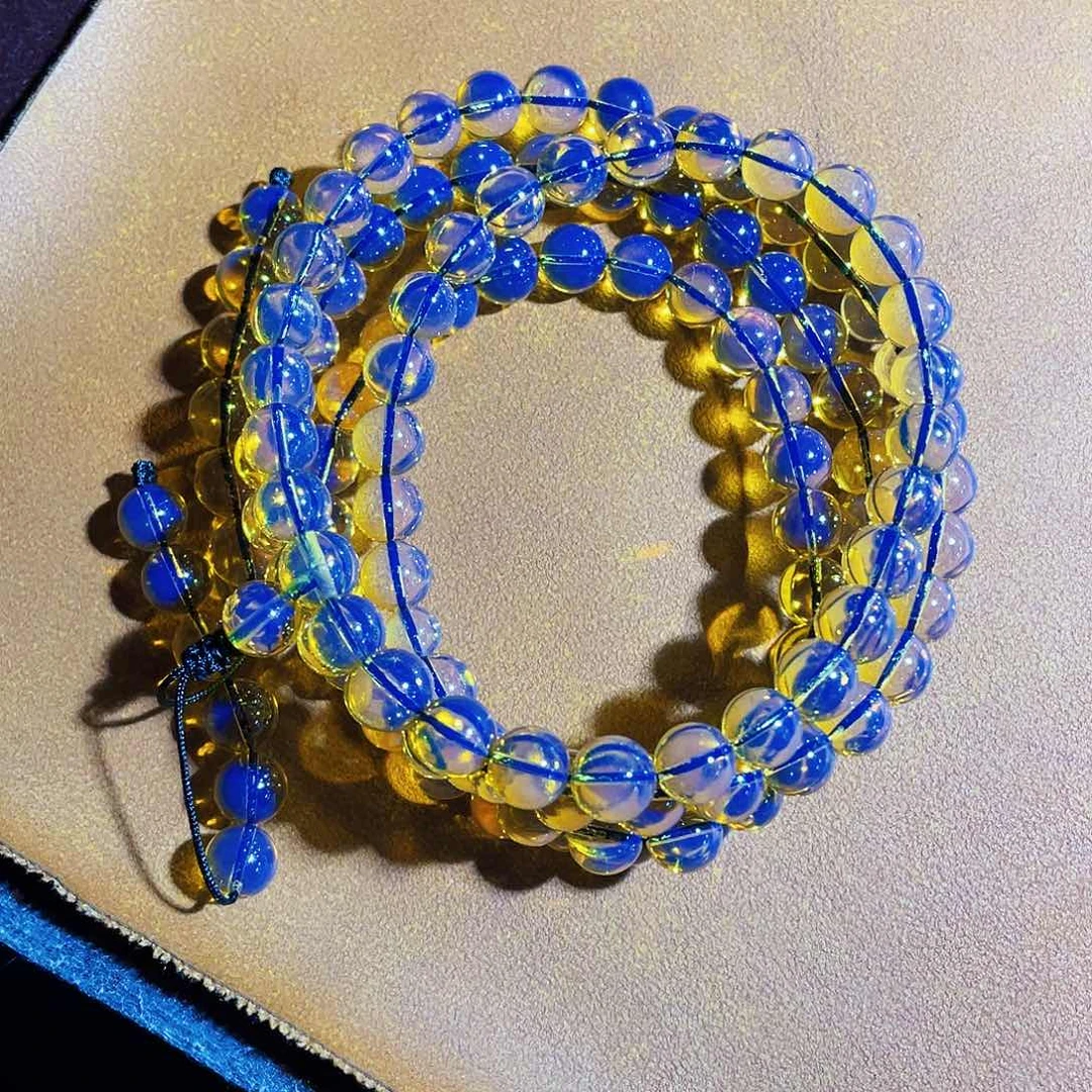 蓝珀裸石未镶嵌7加108毕业品质