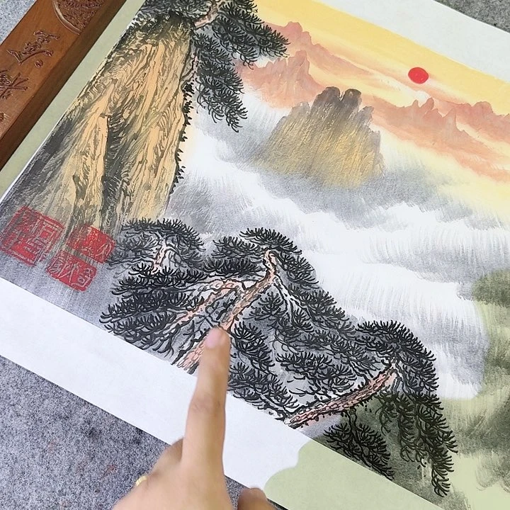 国画李叔平老师书画作品