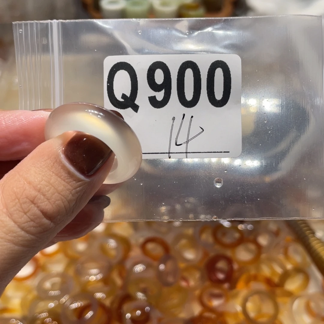 玛瑙/玉髓未镶嵌戒指900