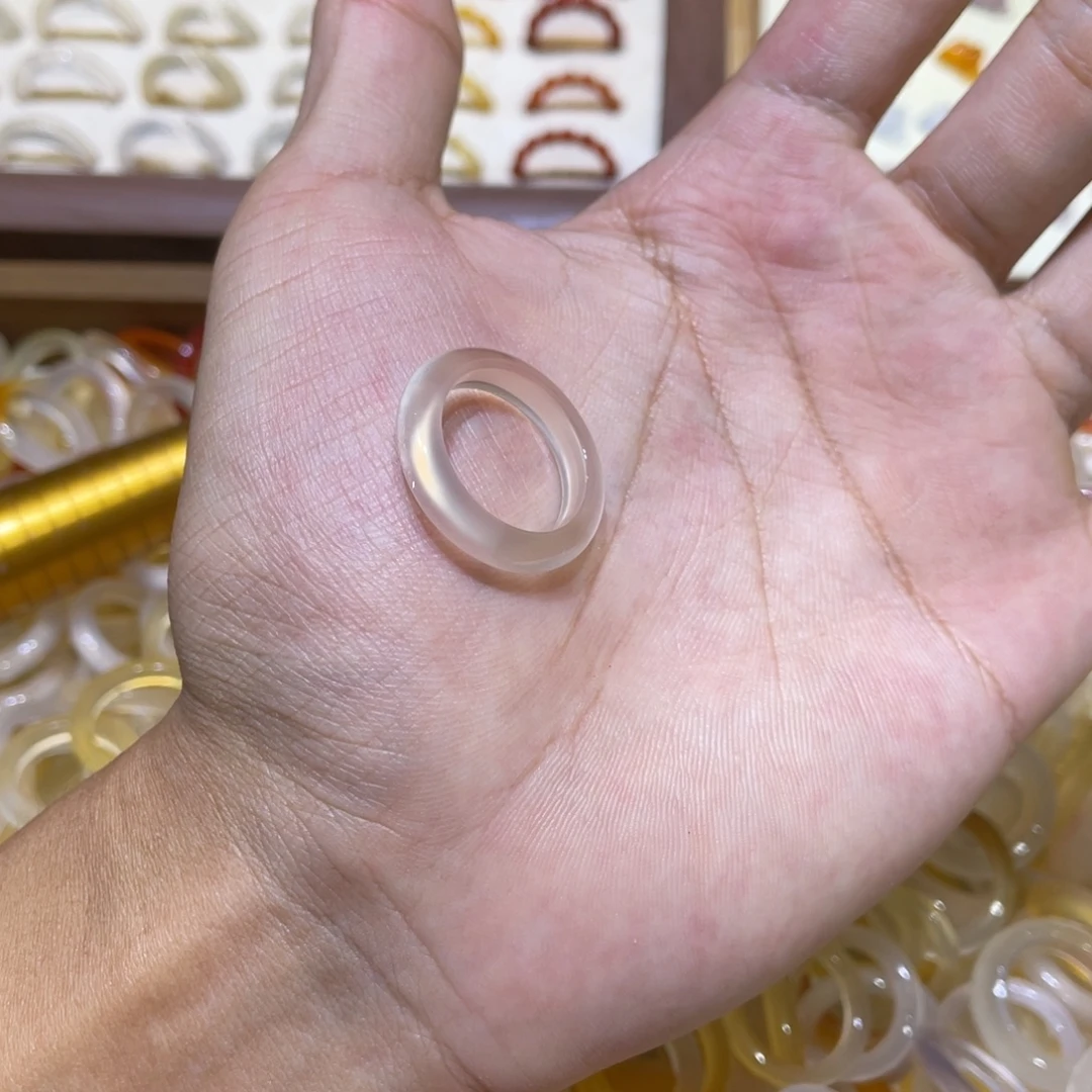 玛瑙/玉髓合金戒指6号港16