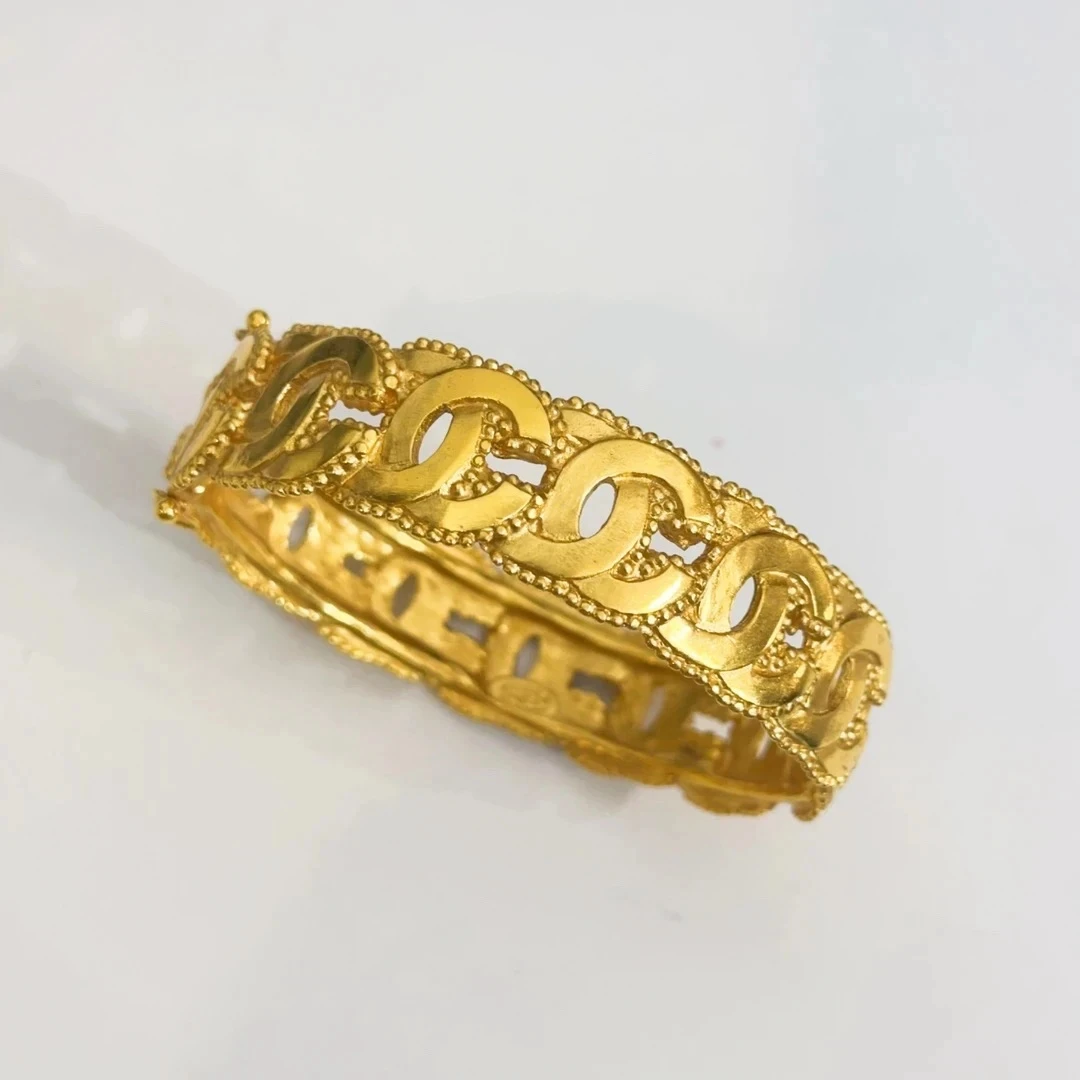 95新 Chanel/香奈儿 Chanel vintage香奈儿中古藤蔓手镯