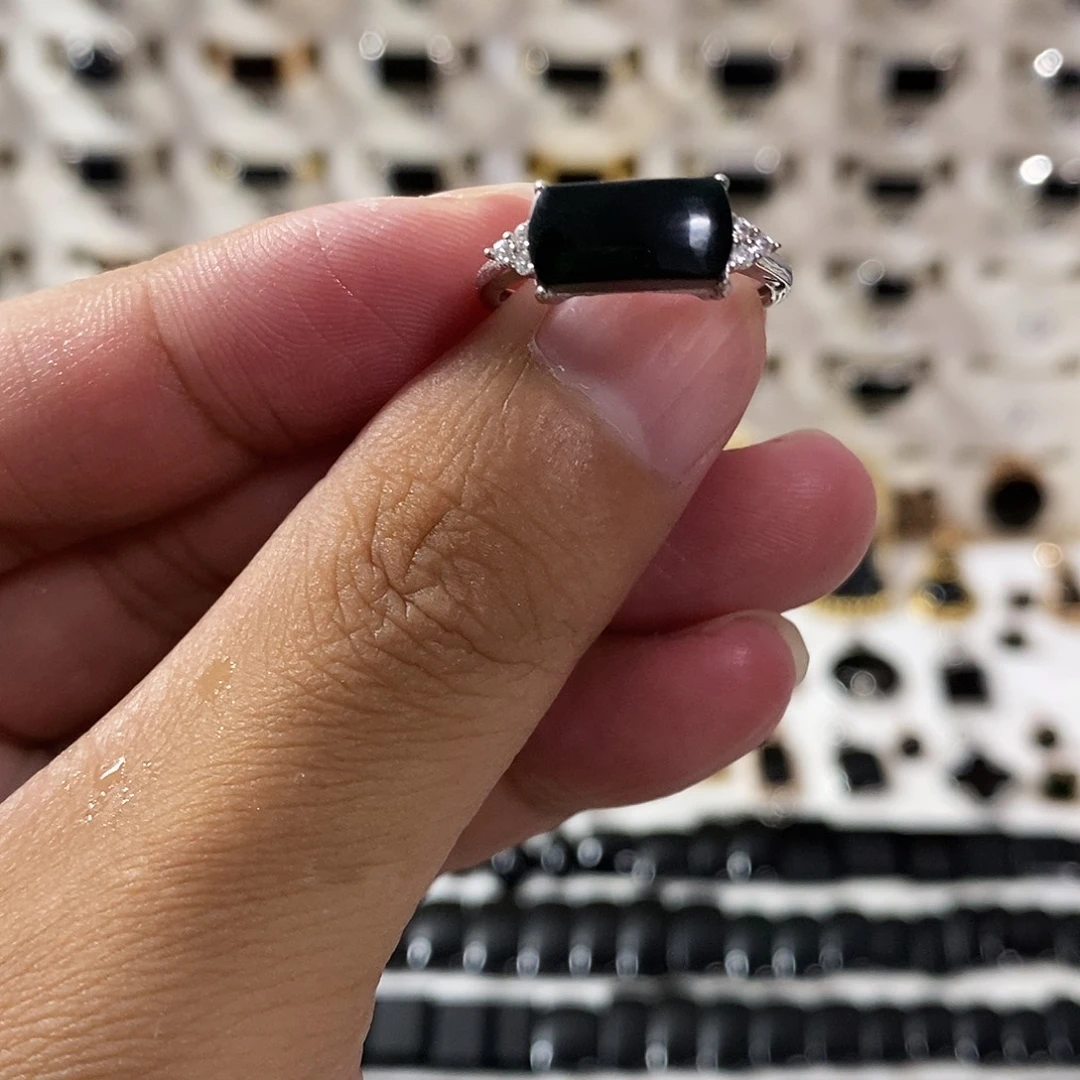 未镶嵌手链翡翠墨翠