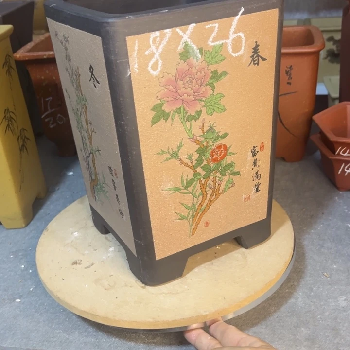 紫砂花盆紫砂花盆