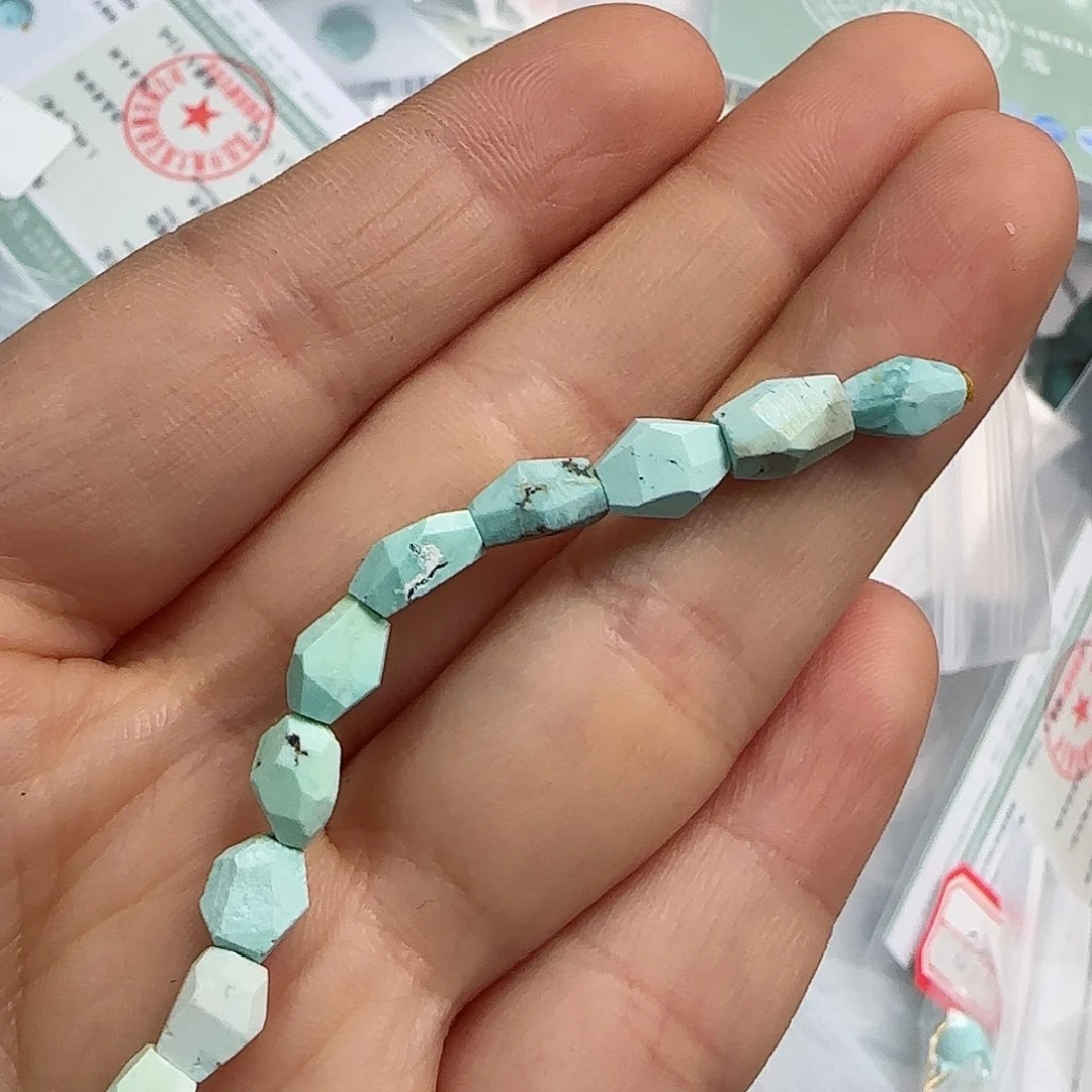 绿松石珠宝半成品未镶嵌