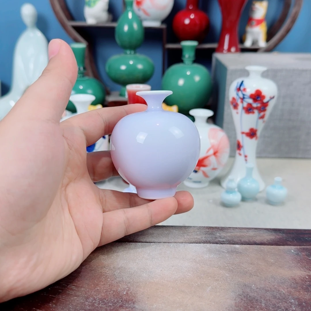 陶瓷手工小花器摆件