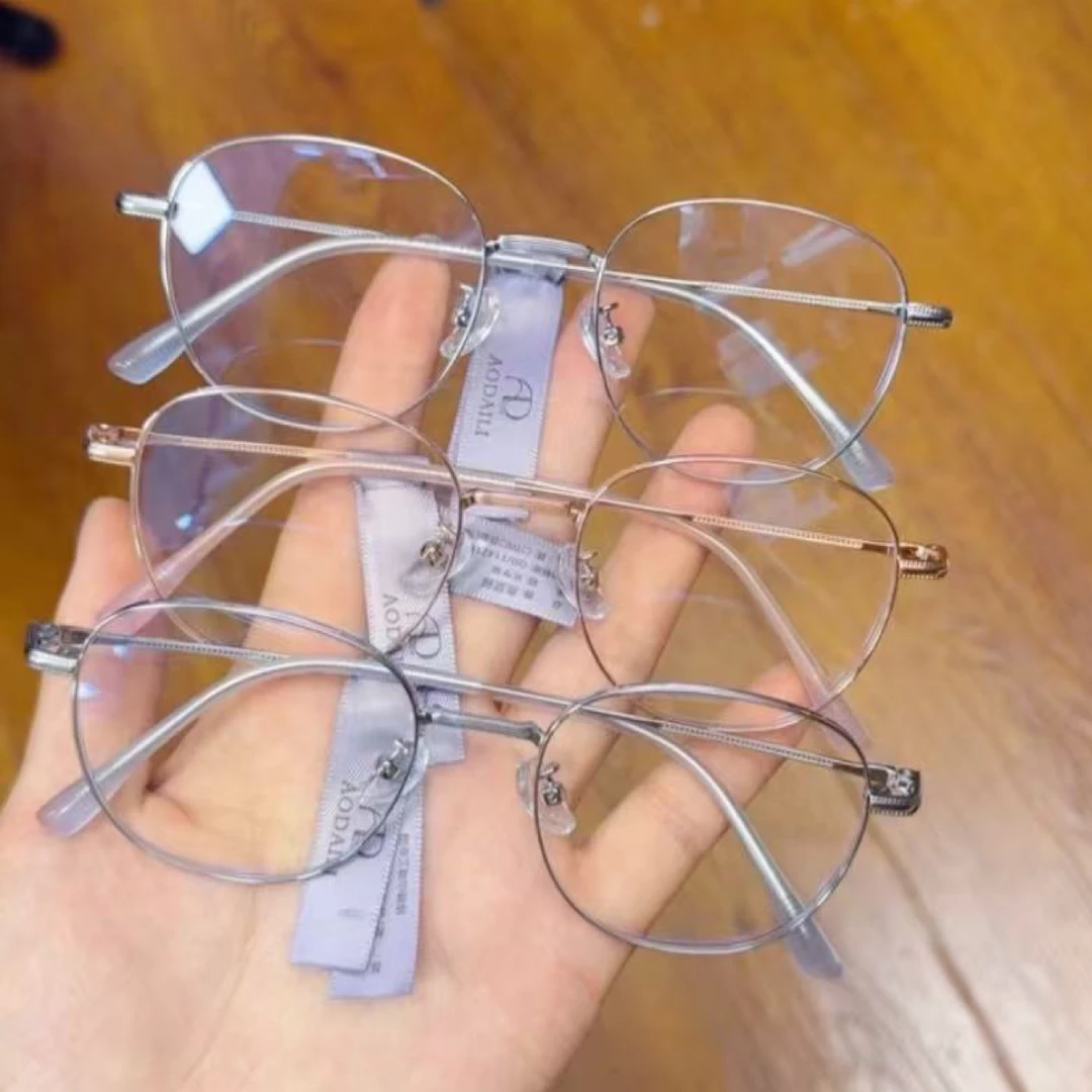 奥黛丽 品牌合金复古眼镜架降价福利