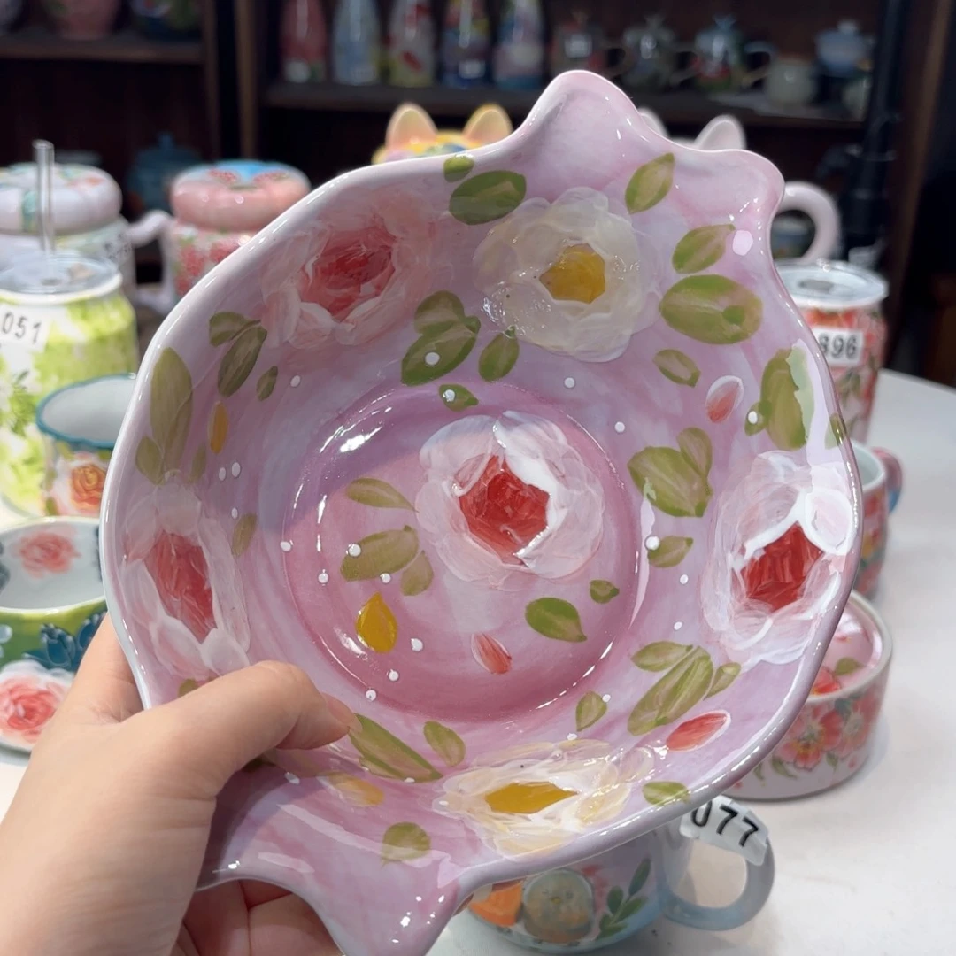 景德镇手绘高温釉下彩陶瓷茶具