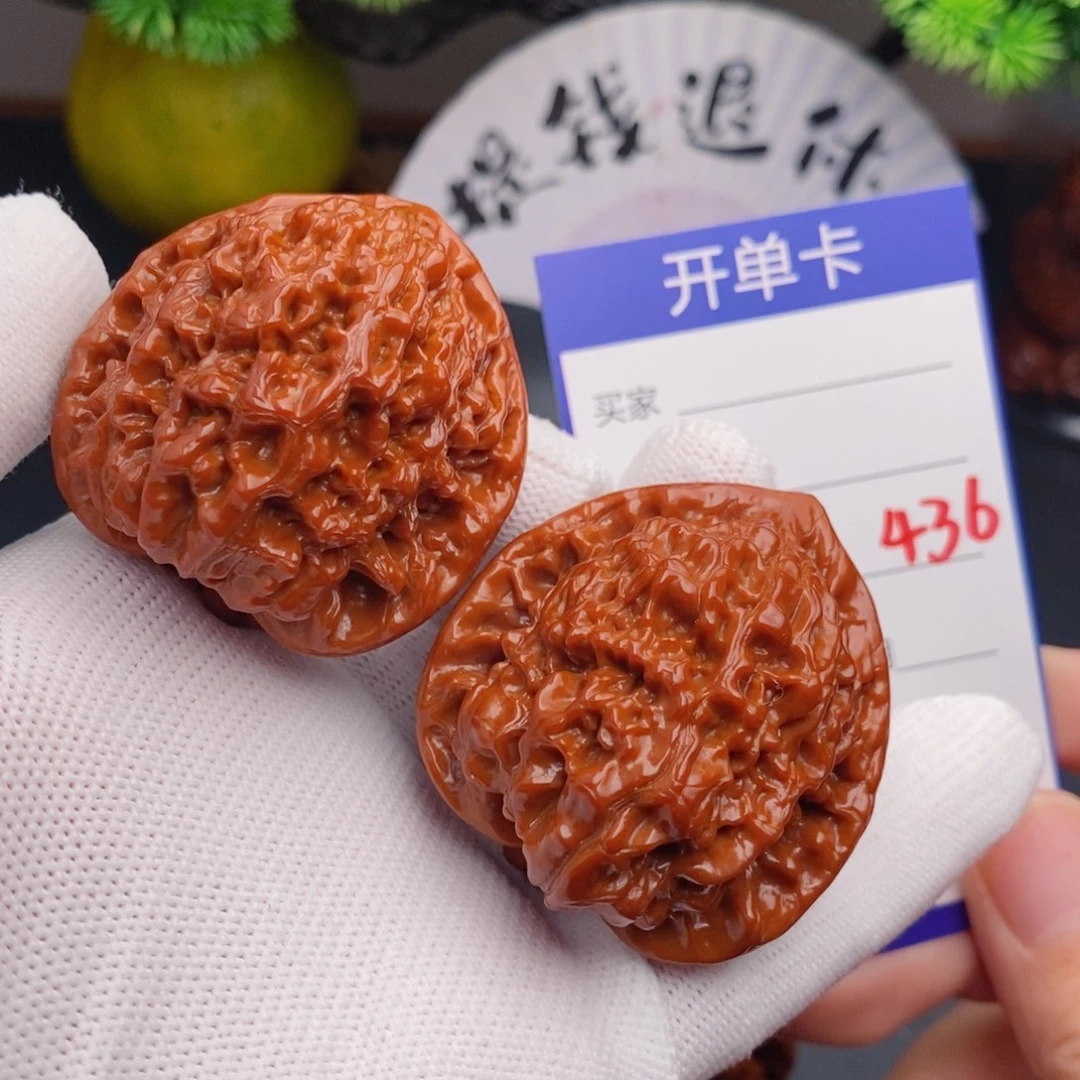 把件文玩核桃43官帽436