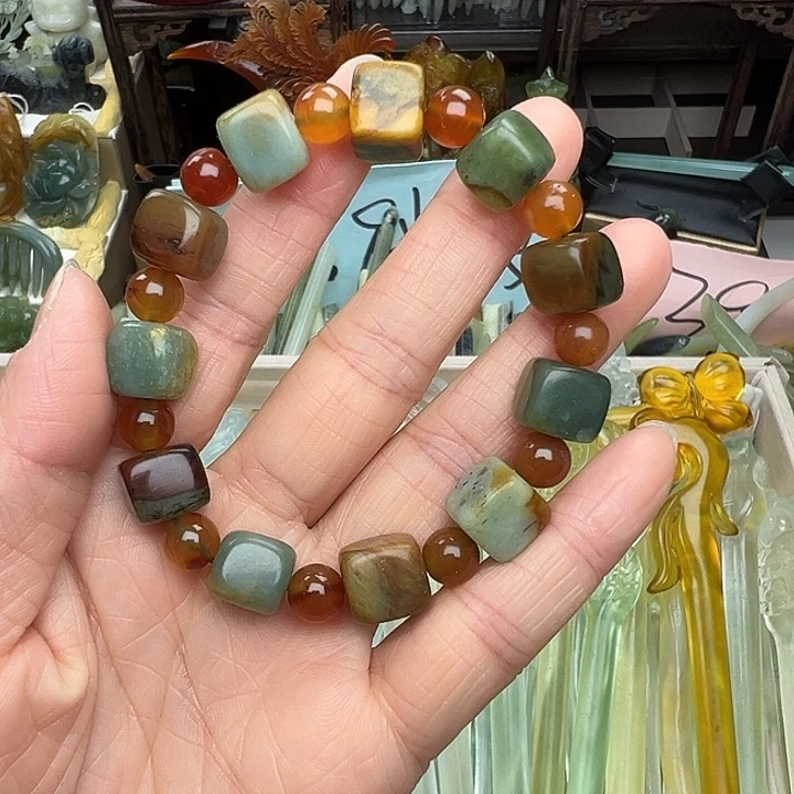 蛇纹石玉未镶嵌发簪