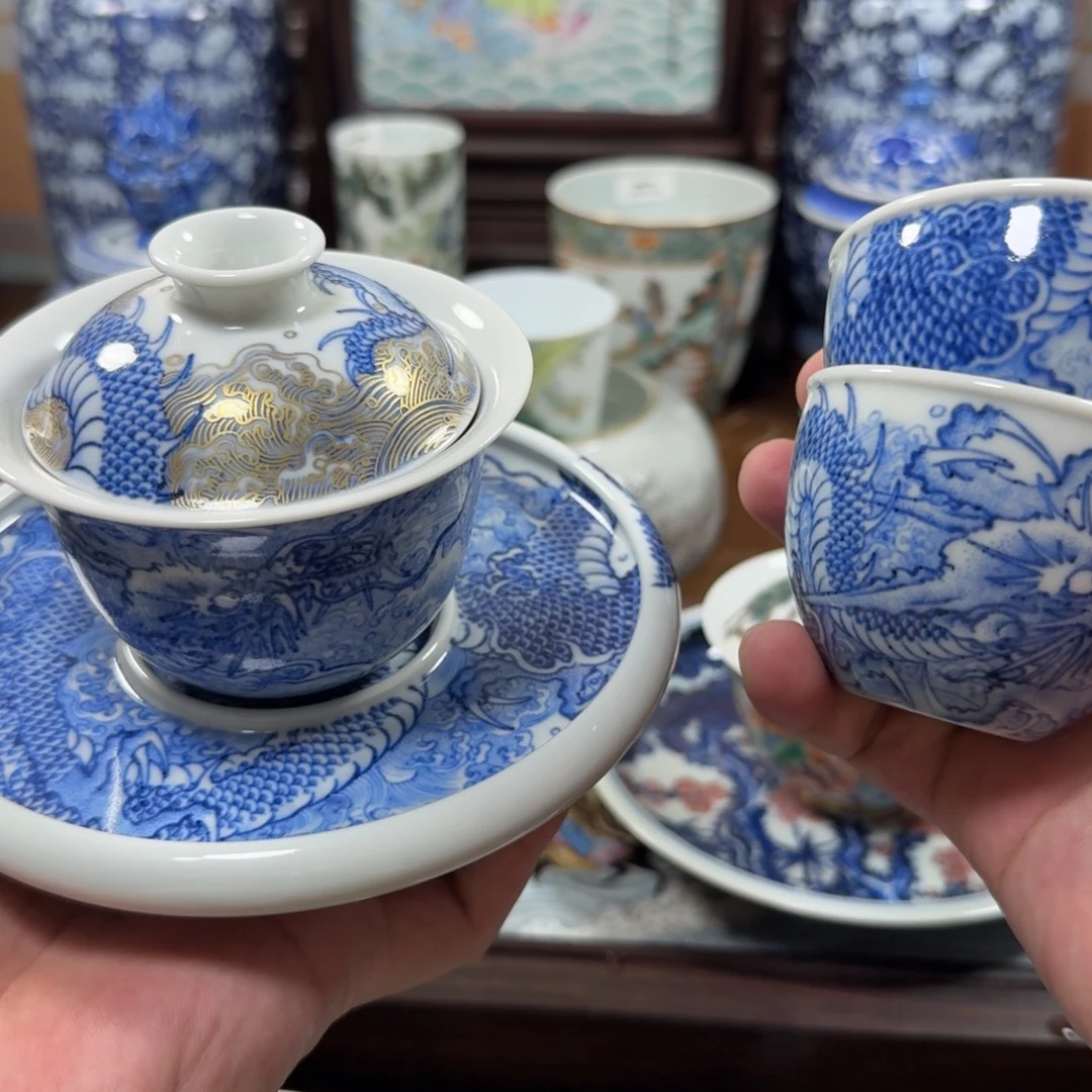 皆***喜全手工全手绘陶瓷